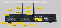New android home ktv jukebox karaoke player with songs cloud,build in DVD-ROM and Mic-Echo-in