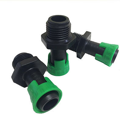 China Lock ring connector for drip tape Drip irrigation supplier Drip irrigation system agriculture supplier