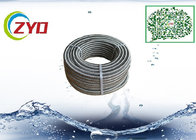 304 Stainless Steel Gas Flexible Corrugated Pipe , DN15 Water Drain Pipe
