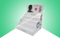 Custom point of purchase Cardboard Countertop Displays For Hair Band With Gloss Lamination