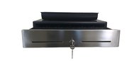 Classic Black Metal ABS With Stainless Panel Cash Drawer Safe