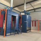 mini set manual spraying small powder coating line with booth oven in China