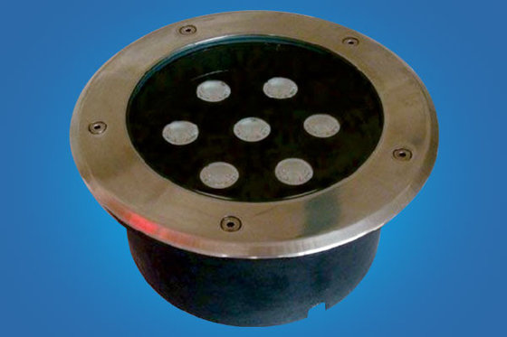 IP65 Round Led Underground Lights With Tempered Glass