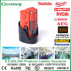 Red Cordless power tool battery replacement for Milwaukee C12B power tools 2401-20