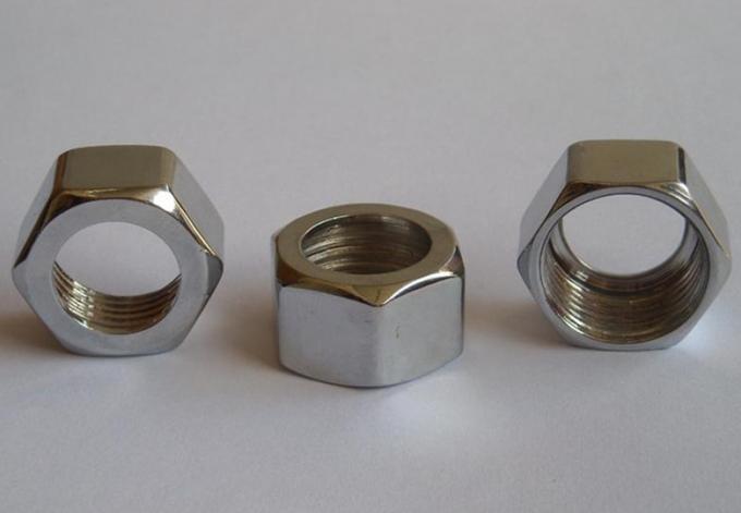 Professional CNC Thread Cutting Nuts / Bolts for Machinery Parts