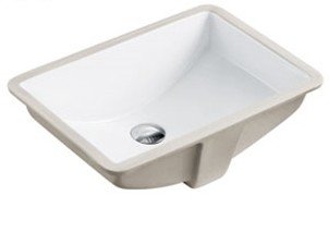 China Squared Shape Undermount Bathroom Sinks For Granite Countertops supplier