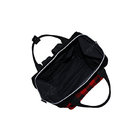 Red Black Plaid Multi-function Diaper Bags Backpack Travel Bag