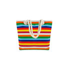 Beach Bag, Large Beach Totes for Women with Top Zipper and Cotton Handle
