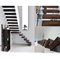Wood Tread Invisible Stringer Floating Stairs with Steel Beam