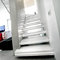 Nice-looking stainless steel cable wire rob railing prefabricated wood floating stairs
