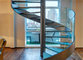 Modern spiral stair staircases for small spaces stairs glass spiral staircase