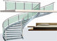 Modern design interior residential steel beam curved stairs design