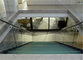 Modern design clear glass double side stringer straight staircase used straight stair