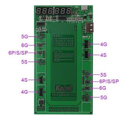 China iPhone 4 4S 5 5S 6 6 Plus 6S 6S Plus Battery Activation Charge Board with Micro USB Cable supplier