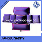 SACMC066 purple color aluminum cosmetic carrying case