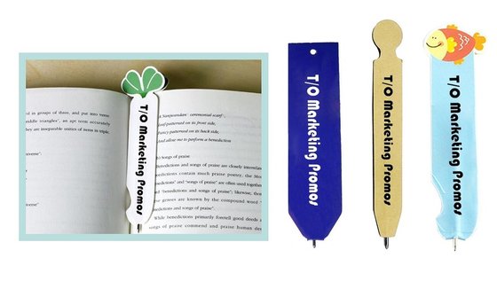 TOM104949 Paper bookmark ballpen, bookmark pen