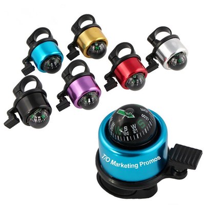 TOM104924 Aluminum Coloful Bicycle Bell with compass, Aluminum bycicle bell