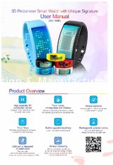China New Multifunctional 3D Pedometer Touch Screen Smart bracelet USB Flash Drive LED Display B supplier