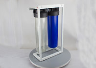 Floor mount 20'' big blue whole house  water filter housings 1'' port with two sump