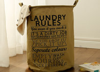 Foldable washing laundry clothes basket toy storage bag large box customizable check garment