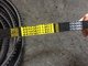 Black Color Rubber V Belt For Car Power Transmission High Tensile Strength supplier