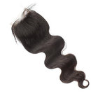 Hot Sale Indian Hairpiece Natural Black Body Wave Lace Front Closure With Baby Hair In Stock