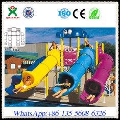 China Kids Swimming Pool Water Park Slide for Sale QX-081A supplier