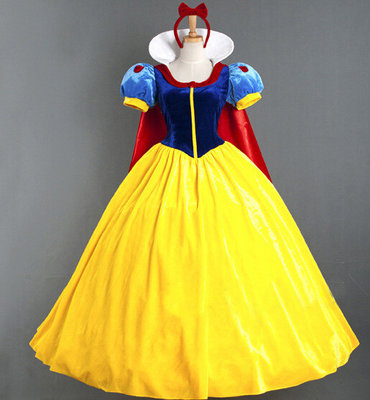 China Women fantasia Princess Snow White Halloween Cosplay Costume Carnival Disfraces Party Women Adult Snow White Costumes supplier