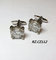 High quality men cubic zircon cufflinks men cufflink with different color  stone  copper material