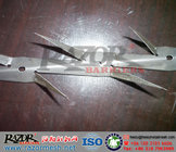 Small Razor Wall Spike, Galvanized Wall Spikes, Fence Spike System