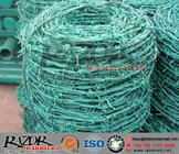 PVC coated double strand barbed wire