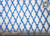 75X150mm diamond hole BTO-22 powder coated Welded Ripper Razor Mesh Fence | 1.8m X 6m | China Razor Mesh Supplier