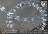 Cross Coil Concertina Razor Wire | 1000mm outside diameter | BTO-30 | Razor Wire China Factory