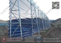 HESLY Wind & Dust Suppressing Barrier System for Coal Yard | China Wind Barrier Exporter