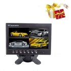 Best 7 inch Quad Car LCD Monitor High Resolution / Rearview Monitor for sale