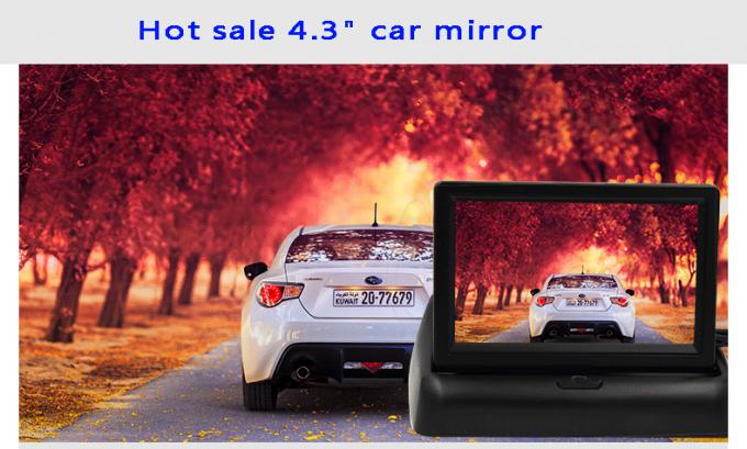 3 Watt Digital Rearview Foldable Car Video Monitor 2 channels DC12V