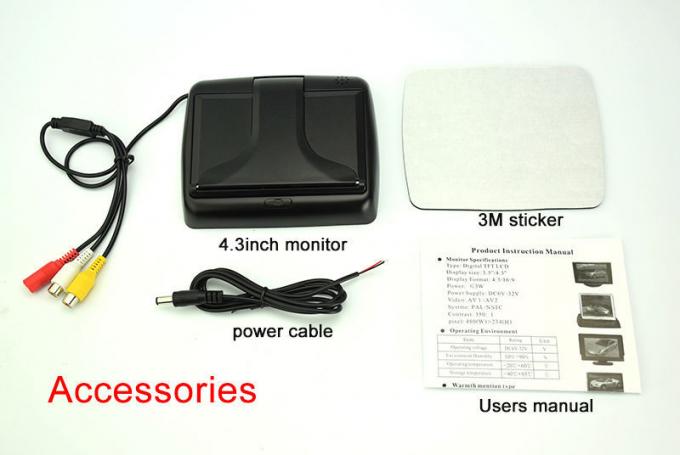 High Definition Vehicle Flip Down Car Monitor With Auto Switch