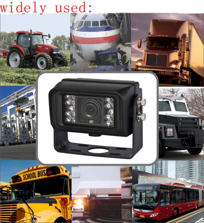 Black Digital Heavy Duty Reverse Camera For Motorhomes / Trucks