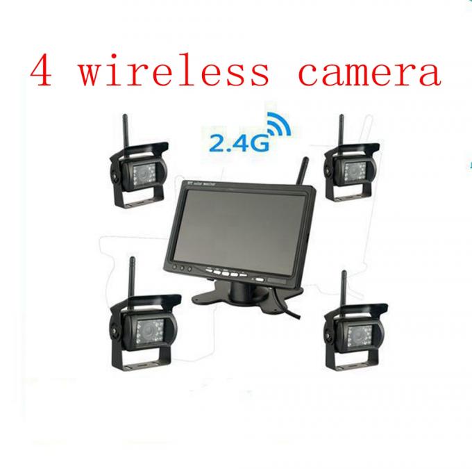 2.6mm Shatterproof  Wireless Car Rearview Camera 16 / 9 Switchable