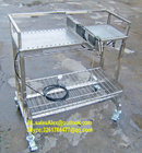 Firm Durable Stainless Steel Siemens Feeder storage cart Removable In Stock