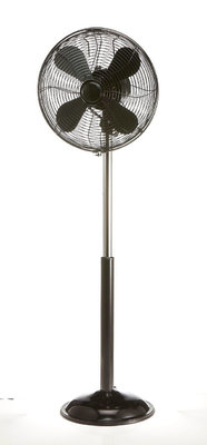 China 4 Blade 35W Vintage Electric Fan , 12 Inch PSE Retro Floor Standing Fan supplier
