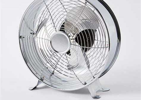 China Fashion Air Ventilation Retro Metal Fan For Bedroom / Office Or Relaxing Area supplier