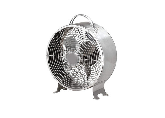 China Powerful Vintage Electric Retro Table Top Fan Metal Bronze 2 Speed 120 Volt supplier