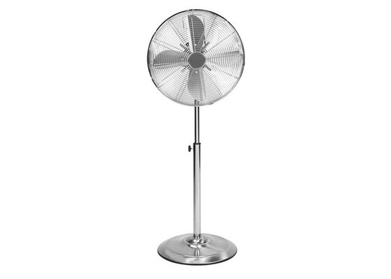 China 18&quot; Metal Stand Fan 4 Blade Oscillating High Velocity 130W Motor Size 60 X 16mm supplier