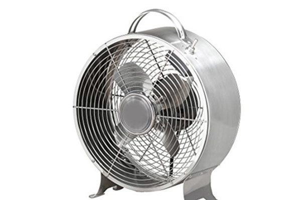 China High Velocity Retro Oscillating Table Fan 23cm For Personal Home / Office supplier