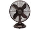 12 Inch 3 Speed Oscillating Retro Table Fan Air Circulator Brushed Copper supplier