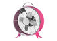 Red 9&quot; Metallic Retro Antique Electric Fans 2 Speed 3 Blade for Home Appliance supplier
