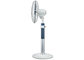 Indoor UK Plug Figure 8 Oscillating Fan Floor Stand Round Base Adjustable Height supplier