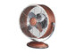 10 Inch Retro Metal Fan With Carry Handle 90 Degrees Tilted High Velocity supplier
