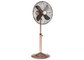 Antique 40cm Metal Blade Oscillating Fan , Fused Plug Indoor Floor Standing Fan supplier